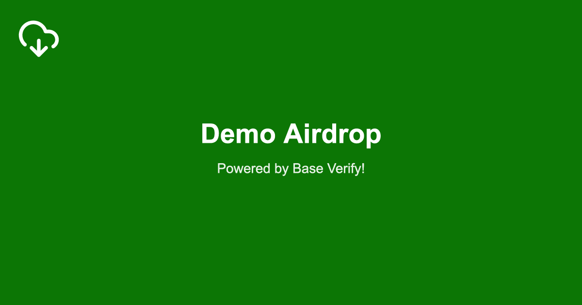 Airdrop Demo - Farcaster Mini Apps